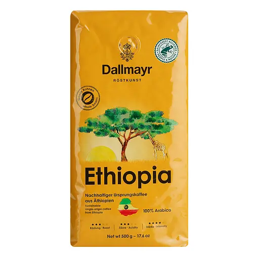 Кофе в зернах Dallmayr Ethiopia жареный 500 г  - фото 3