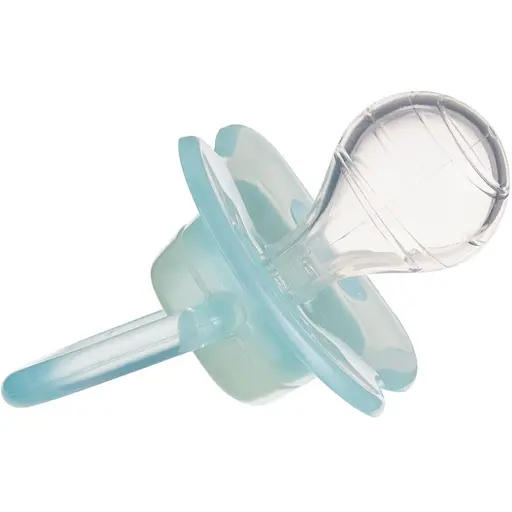 Пустышка силиконовая круглая Canpol babies Love&Sea 6-18 месяцев голубая (34/901_blu) - фото 2
