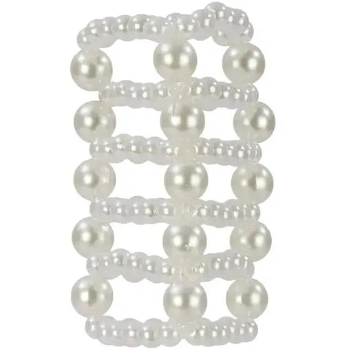 Насадка на пенис CalExotics Basic Essentials Pearl Stroker Beads 7 см белый