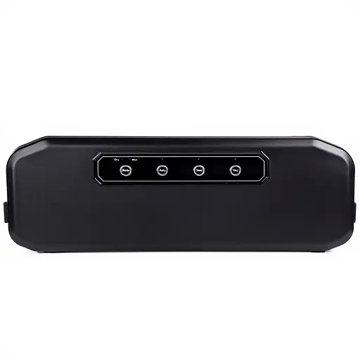 Вакууматор побутовий Yiwu для сухих та вологих продуктів 400 Вт вакуумний пакувальник 4 режими роботи + 10 пакетів Чорний HP-11-17B