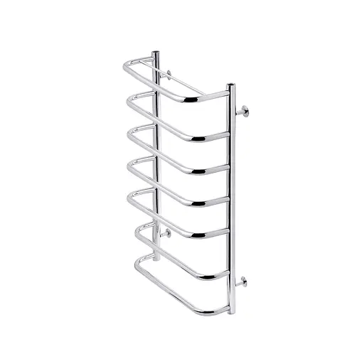 Полотенцесушитель водяной Kroner Скоба ДСп06 900x530/7 с полкой CV018527, Хром, нижнее - фото 3