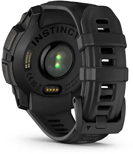 Смарт-годинник Garmin Instinct 3 45mm AMOLED Black with Black Silicone Band (010-02936-40) - фото 4