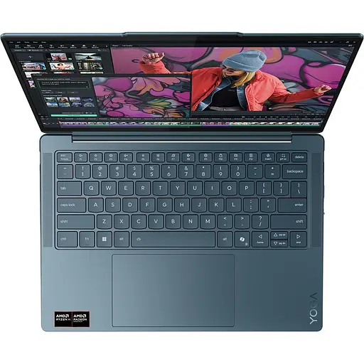 Ноутбук LENOVO Yoga Slim 7 14AKP10, (83JY0044RM), AMD Ryzen AI 7350 до 5 ГГц, 14-дюймовый WUXGA, 32 ГБ SSD 1 ТБ, AMD Radeon 860M, - фото 3