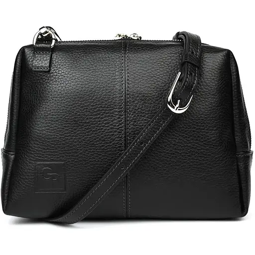 Сумка женская через плечо Grande Pelle 23х17х7 см sum0028549 - фото 1