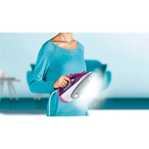 Утюг Tefal Express Steam FV2836E0 бело-фиолетовый [91240] - фото 5