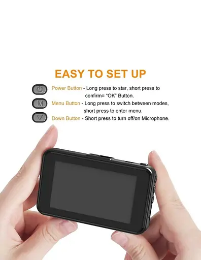 Відеореєстратор - Ssontong A10 - FHD 1080p - SD-карта 32 ГБ - нічне бачення - фото 2