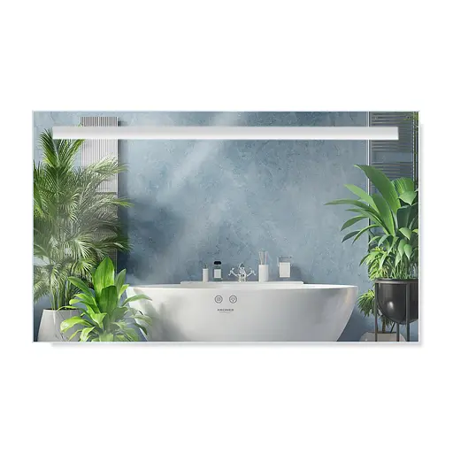 Дзеркало Kroner KRP Spiegel HR5 - 8060 з LED-підсвічуванням та антизапітнінням CV030037, Білий - фото 1