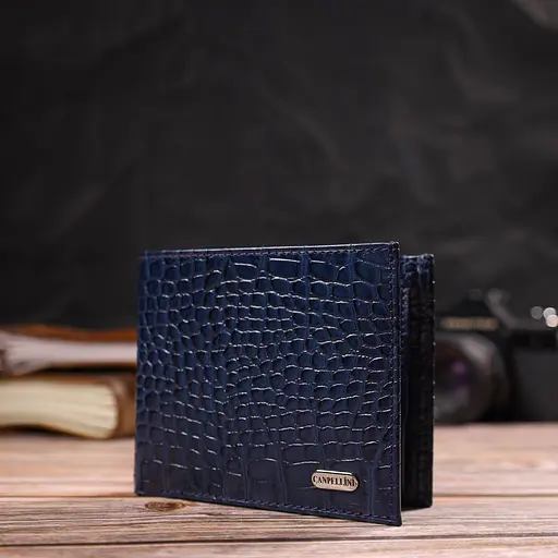 Мужской кожаный кошелек Canpellini 11.5х9.5х2 см acs0025682 - фото 6