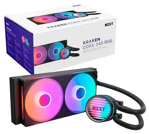 СВО NZXT Kraken Core 240 Black RGB (RL-KR24C-B1) - фото 5