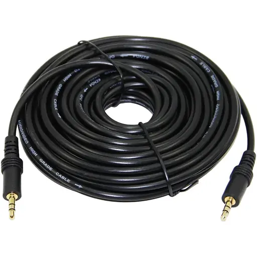 Кабель Aux GRAND папа-папа 1.5 м аудио 3.5 мм штекер-штекер - фото 1