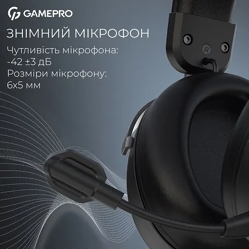 Ігрова гарнітура Gamepro Asgard Freya Pro бездротова (HSW201B) - фото 15