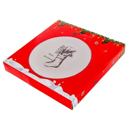 Тарелка Lefard 858-0038 Новогодняя керамика 21 см Белый - фото 3