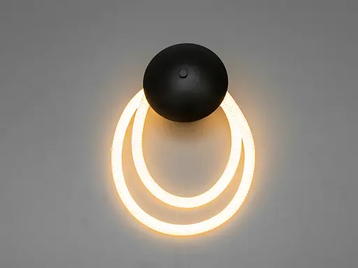 Сучасний, модний світлодіодний світильник шланг потужністю 5W, чорний - фото 2