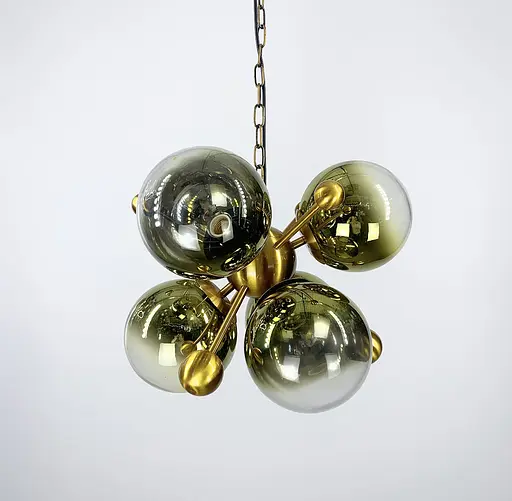 Подвесная люстра в золотом корпусе | Line F | Арт. 0666/6 GD - фото 3