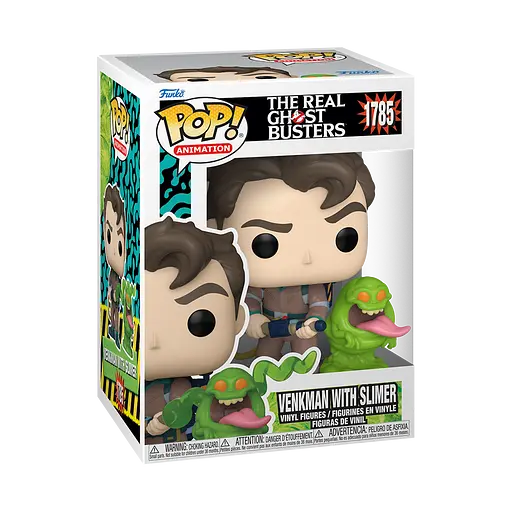 Фігурка Funko Pop Мисливці за привидами Венкман і Лизун The Real Ghostbusters Venkman 10 см TRG V S 1785 - фото 2