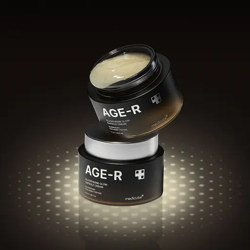 Увлажняющий капсульный крем с глутатионом AGE-R glutathione гlow Capsule Cream Medicube 50 мл - фото 3