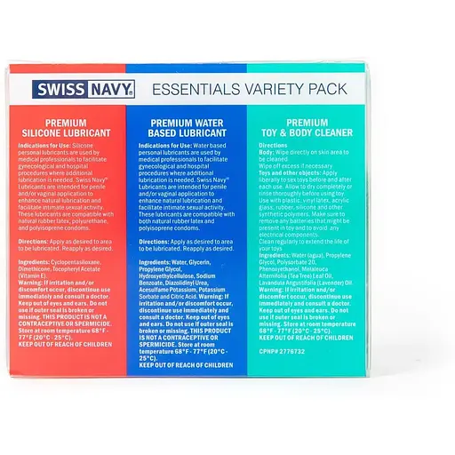 Набір Swiss Navy Essentials Variety Pack 3 х 30 мл - фото 4