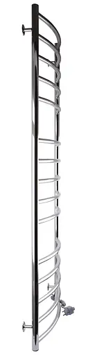 Електрична рушникосушка Unio LDE ER 1500-500-15 Драбинка Дуга Еліт, Хром, Праве, Механічний - фото 2