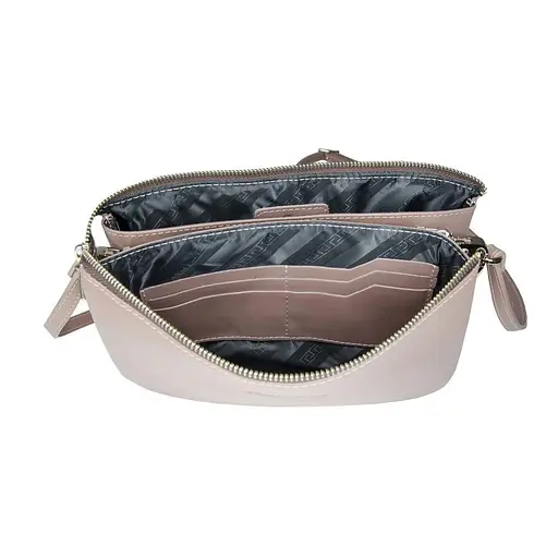 Женский клатч Grande Pelle с ремешком через плече фрез 26х17х6 см acs0032214 - фото 4