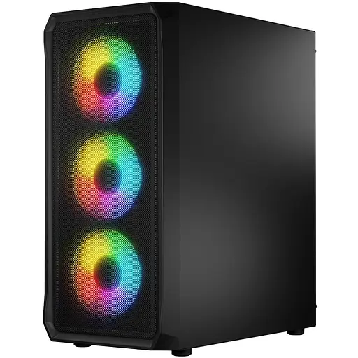 Корпус LogicConcept PORTOS MESH+GLASS ARGB fans 4x120mm BLACK без БЖ ATX - фото 2