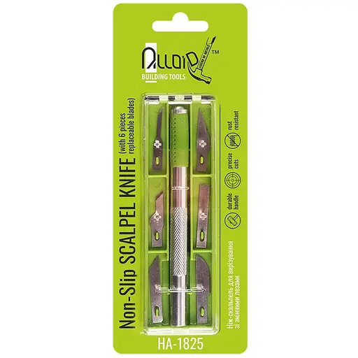 Ніж-скальпель для вирізання Alloid Building Tools SK5 зі змінними лезами (HA-1825) - фото 2