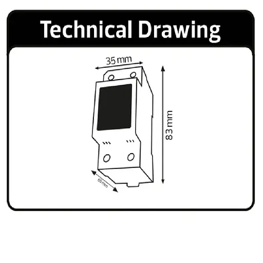Реле напруги в розетку Horoz Electric Protex-X 63А  - фото 3