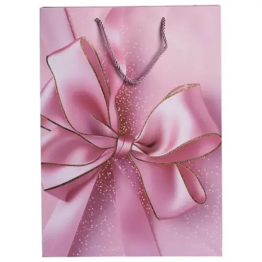 Подарунковий пакет Yiwu HP-10359-14 з бантом 30х12х42 см 12 шт. - фото 10