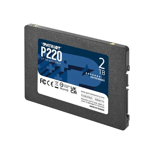 SSD 2.5" накопичувач Patriot P220 2TB (P220S2TB25)
