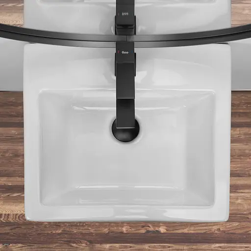 Умивальник Rea Daria підлоговий білий REA-U9900, Білий - фото 8