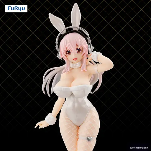 Коллекционная фигурка FuRyu BiCute Bunnies Виртуальная певица Супер Сонико Super Sonico 30 см F BB SS 30 - фото 2