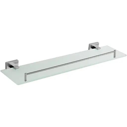 Полка стеклянная VBI Mars nickel VBI-040109NI, Никель - фото 1