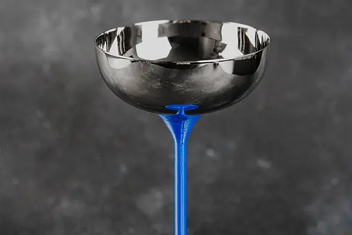 Бокал Silver Cocktail Glass With Colorful Stem 200 мл  - фото 3