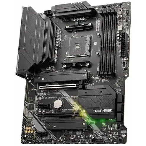 Материнська плата MSI AM4 (B550) MAG B550 Tomahawk MAX WIFI, B550, 4xDDR4, CrossFire, Int.Video(CPU), 6xSATA3, 2xM.2, 1xPCI-E 16x 4.0, 1xPCI-E 16x 3.0, 2xPCI-E 1x 3.0, ALC897, RTL8125B, WiFi 6, Bluetooth 5.2, 7xUSB3.2/6xUSB2.0, HDMI/DP, ATX - фото 4