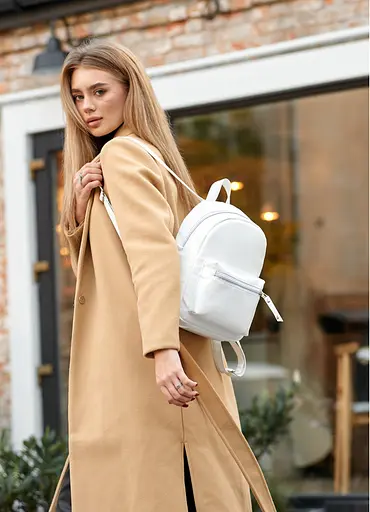 Женский рюкзак Sambag Talari MSO белый 31 х 22 х 12 см (12219008e) - фото 7