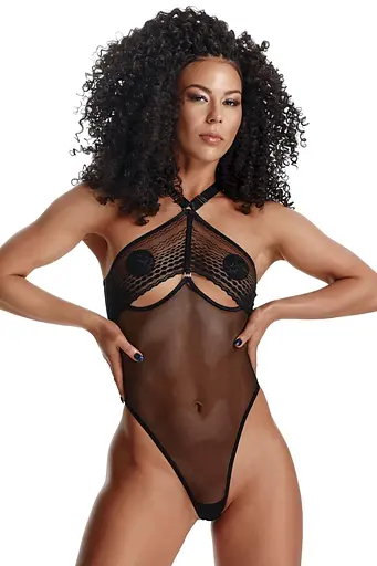 Боді Demoniq LadyX Jimena XL чорний - фото 3