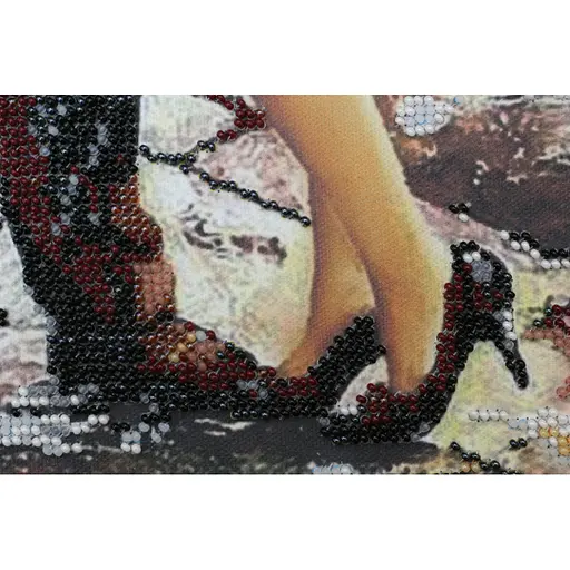 Набор для вышивки бисером "История любви-2" AB-406 47х24 см - фото 5