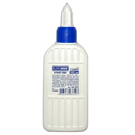 Клей ПВА, 100 мл, з ковпачком-дозатором BM.4852 JOBMAX (4823078938107) - фото 1