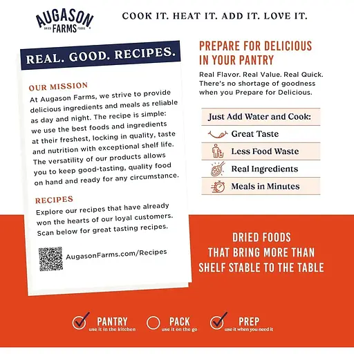 Картофельный крем-суп сублимированный Augason Farms с большим сроком годности 25 лет 36 порций - фото 3