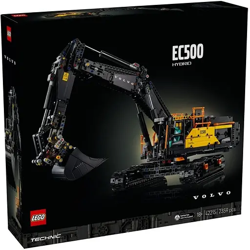 Уценка. Конструктор LEGO Technic Экскаватор Volvo EC500 Hybrid 2359 детали (42215) - фото 1