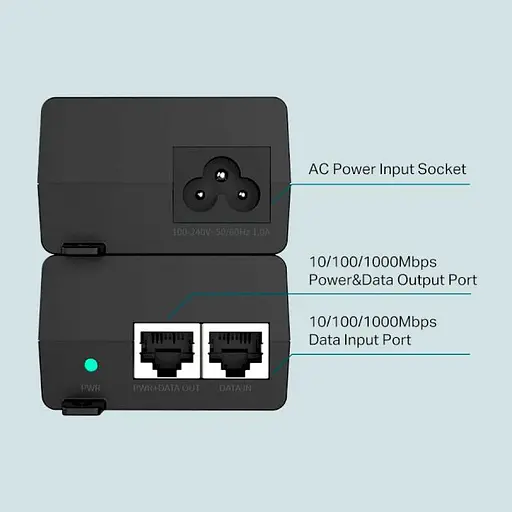 Адаптер PoE TP-Link TL-POE160S - фото 3