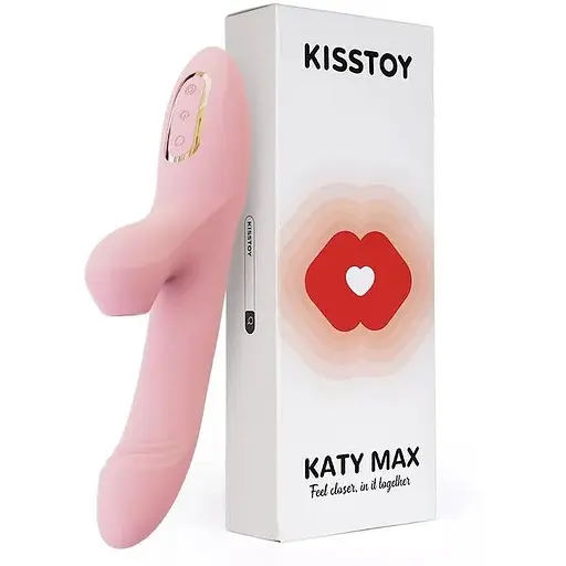 Вибратор-кролик KisToy Katy Max с вращением ствола и вакуумной стимуляцией - фото 5