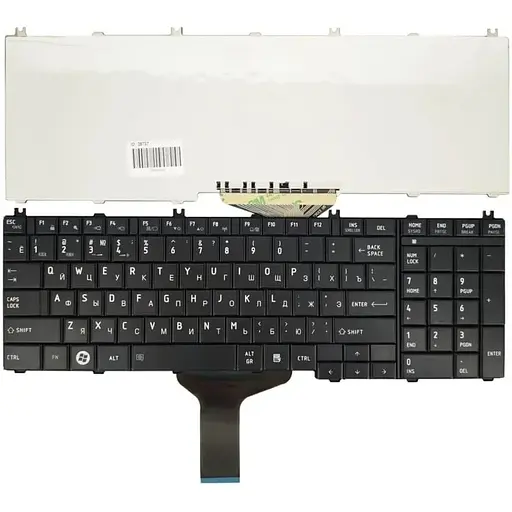 Клавіатура для ноутбука Toshiba Satellite C650 C655 L650 L655 C660 L670 L675 RU (23C13 US) - фото 1