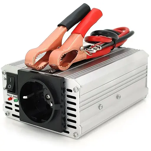 Інвертор напруги Powermaster, 24V/220V, 350W з модифікованою синусоїдою, 1 Shuko, клеми