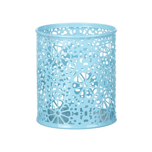 Подставка для ручек металлическая Цветы, 8x10 см