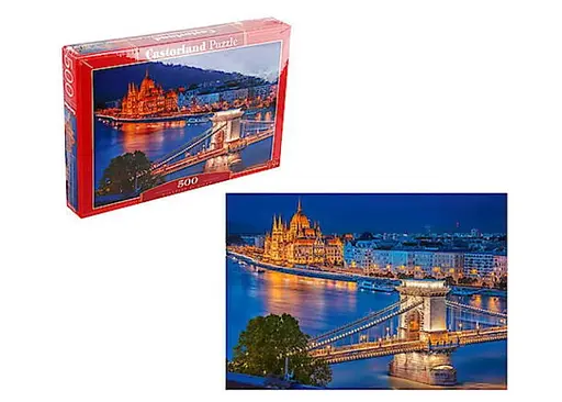 Пазл Castorland Ночной Будапешт Венгрия 500 эл. (B-53940) - фото 2