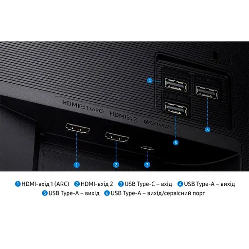 Монитор 32" Samsung S32FM702 UHD VA 60Hz (LS32FM702UZXUA) - фото 8