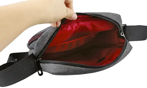 Сумка Yenkee Portable TARMAC Messenger Bag YBT 1070GY Grey (7137047) - фото 8