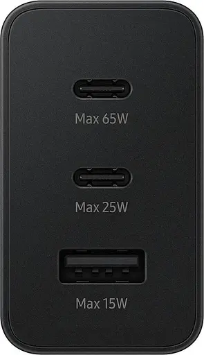 Зарядний пристрій PD Samsung Trio 65 W комплект із кабелем Type-C Type-C - фото 4