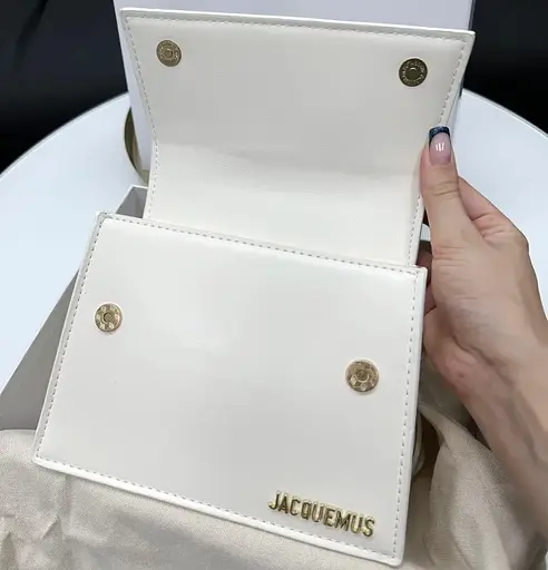 Сумка женская через плечо Jacquemus (Белый) - фото 3