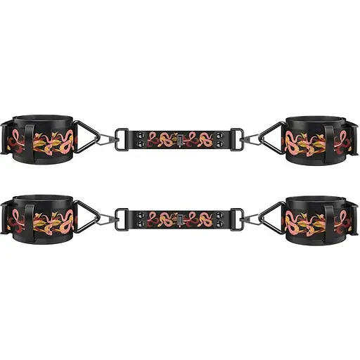 БДСМ-набір Lockink The FloweRing Serpent - Bondage Set, 12 шт. - фото 3